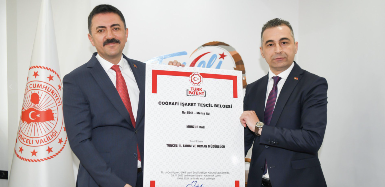 Munzur Balı coğrafik işaret tescili aldı