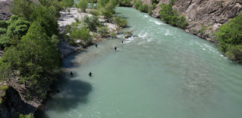 Tunceli’de artan su kazaları ve boğulmalara karşı eğitim gerçekleştirildi.