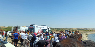 Serinlemek için girdiği çayda boğulma tehlikesi geçirdi