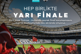 Hollanda-Türkiye maçı Beşiktaş Tüpraş Stadyumu'nda yayın