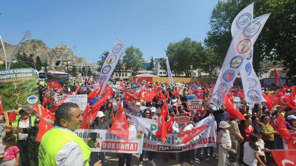 Tokat’ta 'madene hayır' mitingi: Bu topraklar bizim, bizim kalacak!